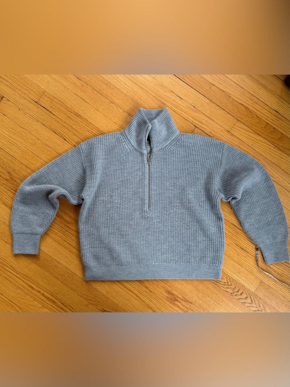 Quince Australian Merino half zip L - Picture 7 of 12